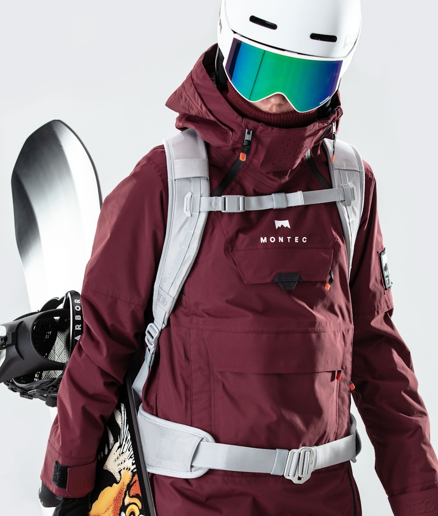 Montec Doom W 2020 Women's Snowboard Jacket Burgundy