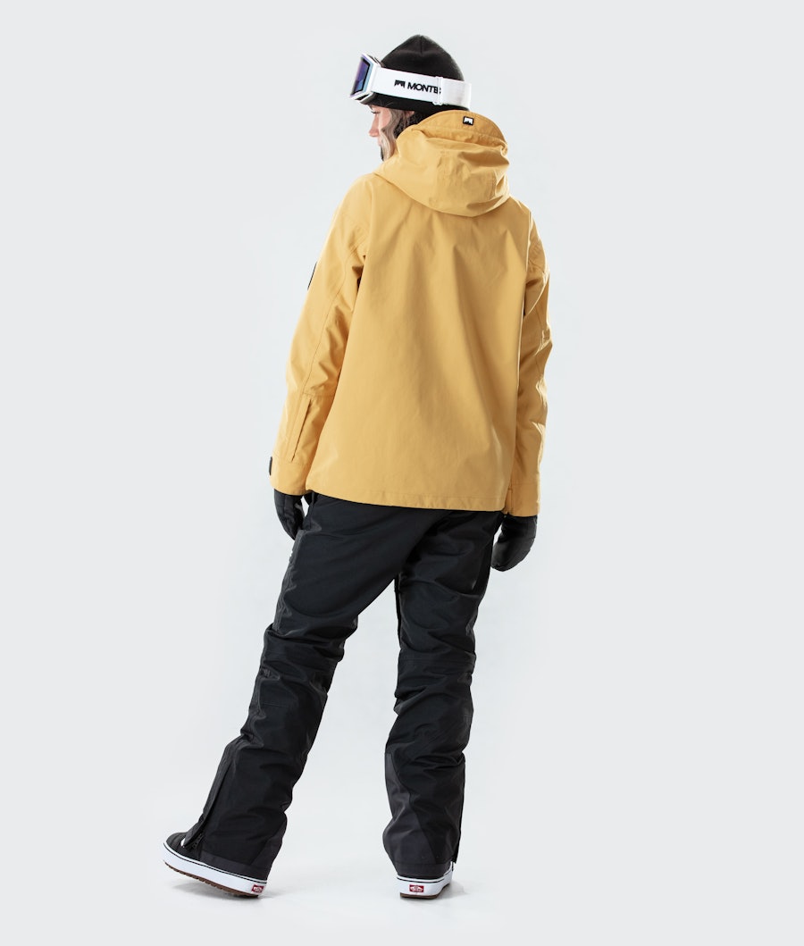 Montec Typhoon W Women's Snowboard Jacket Yellow