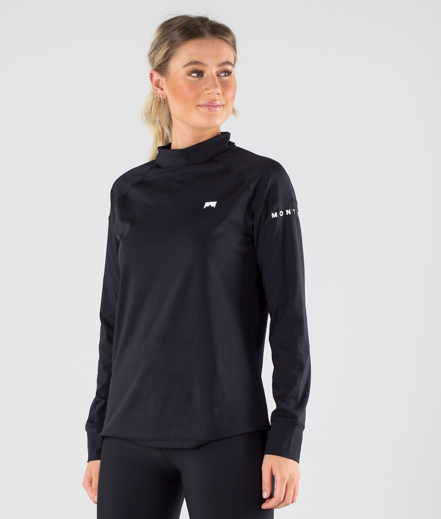 Zulu W Base Layer Top Women Black