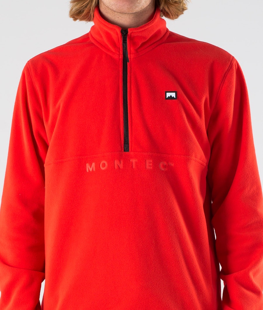 Montec Echo Fleece Sweater Red