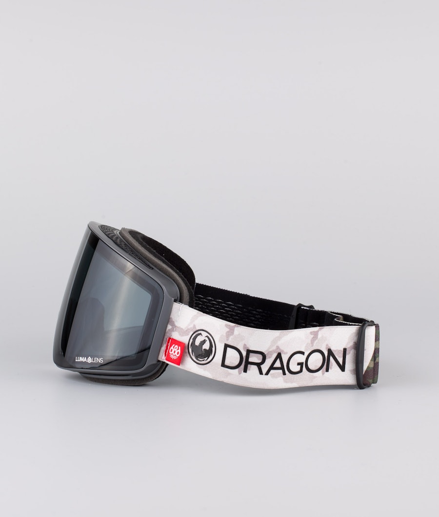 Dragon PXV Skidglasögon 686 Camo w/Lumalens Dark Smoke+Lumalens Rose