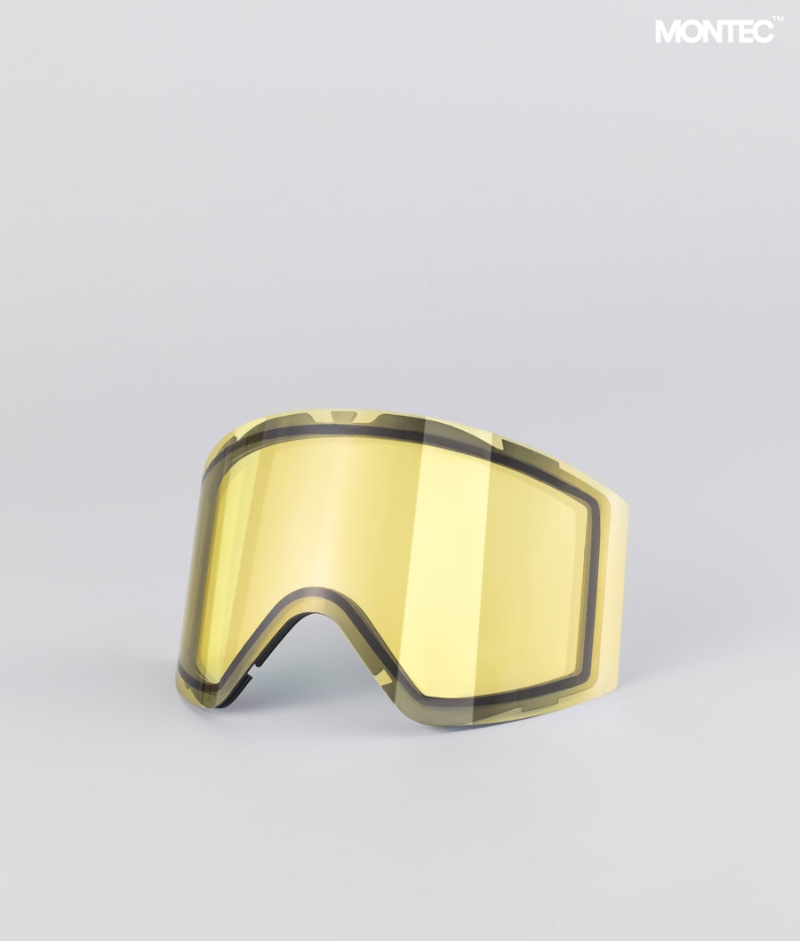 Montec Scope 2020 Large Lens Accessoires pour Masques Yellow