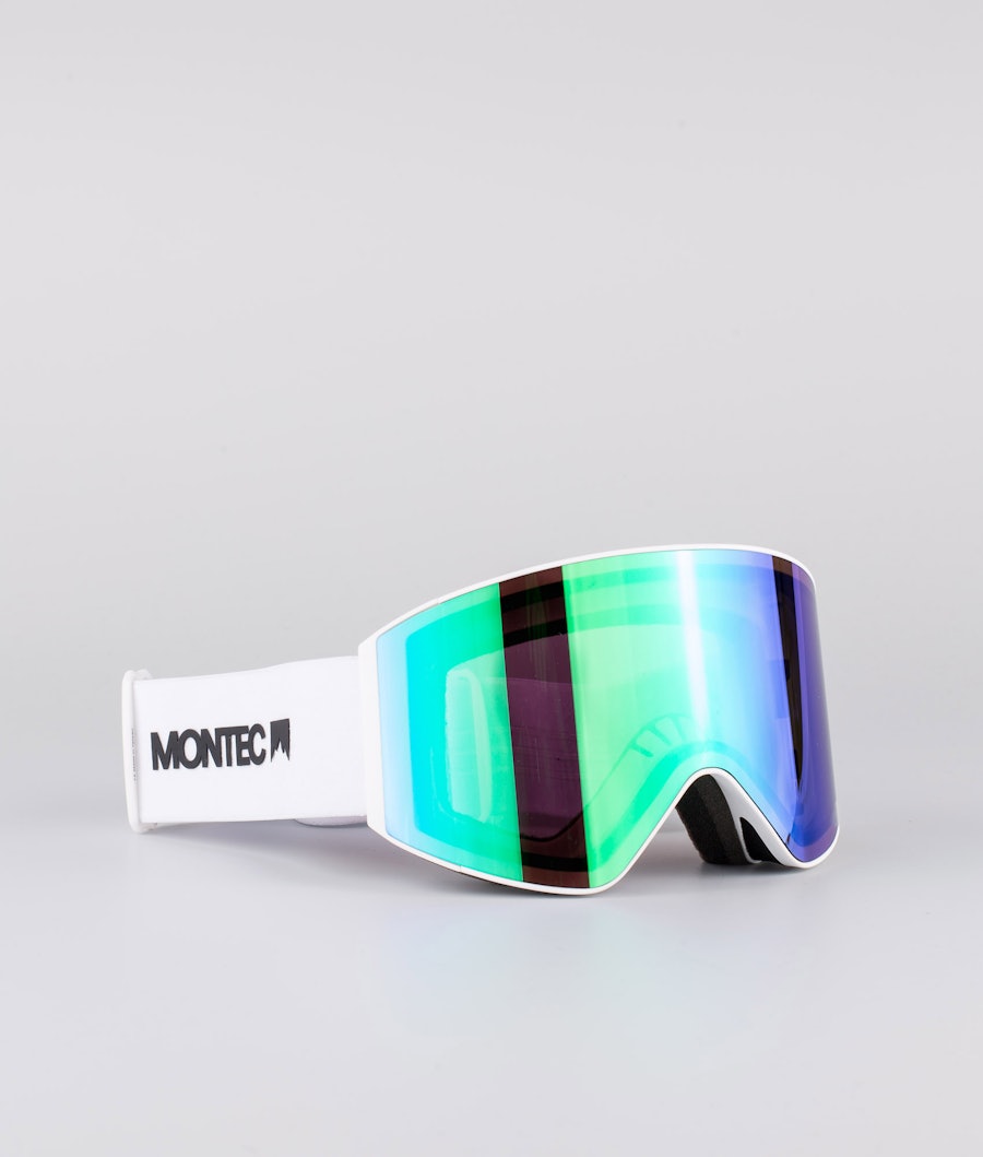 Montec Scope 2020 Large Ski Goggle White/Tourmaline Green