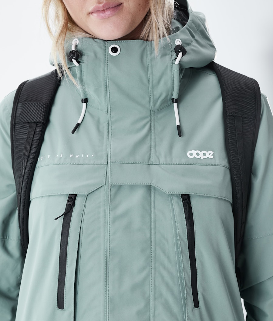 Dope Trekker W Women's Outdoor Jacket Faded Green