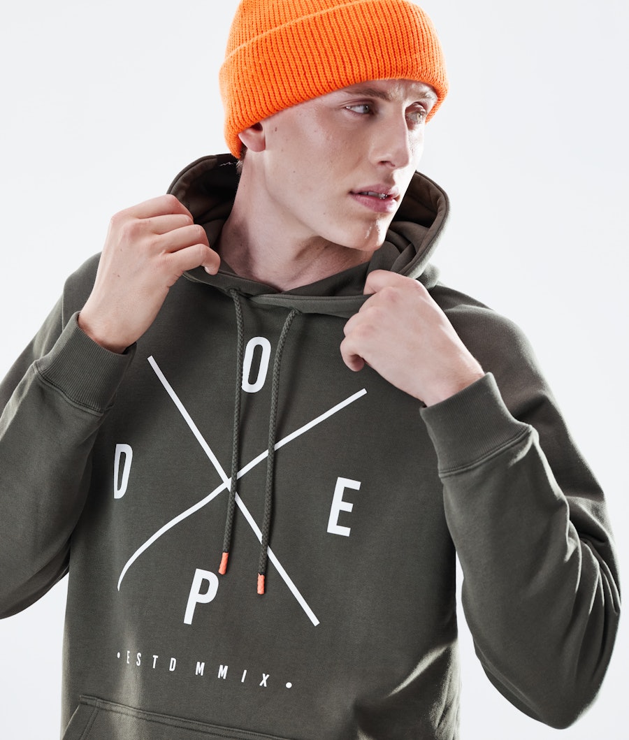 Dope Daily 2X-UP Hood Olive Green