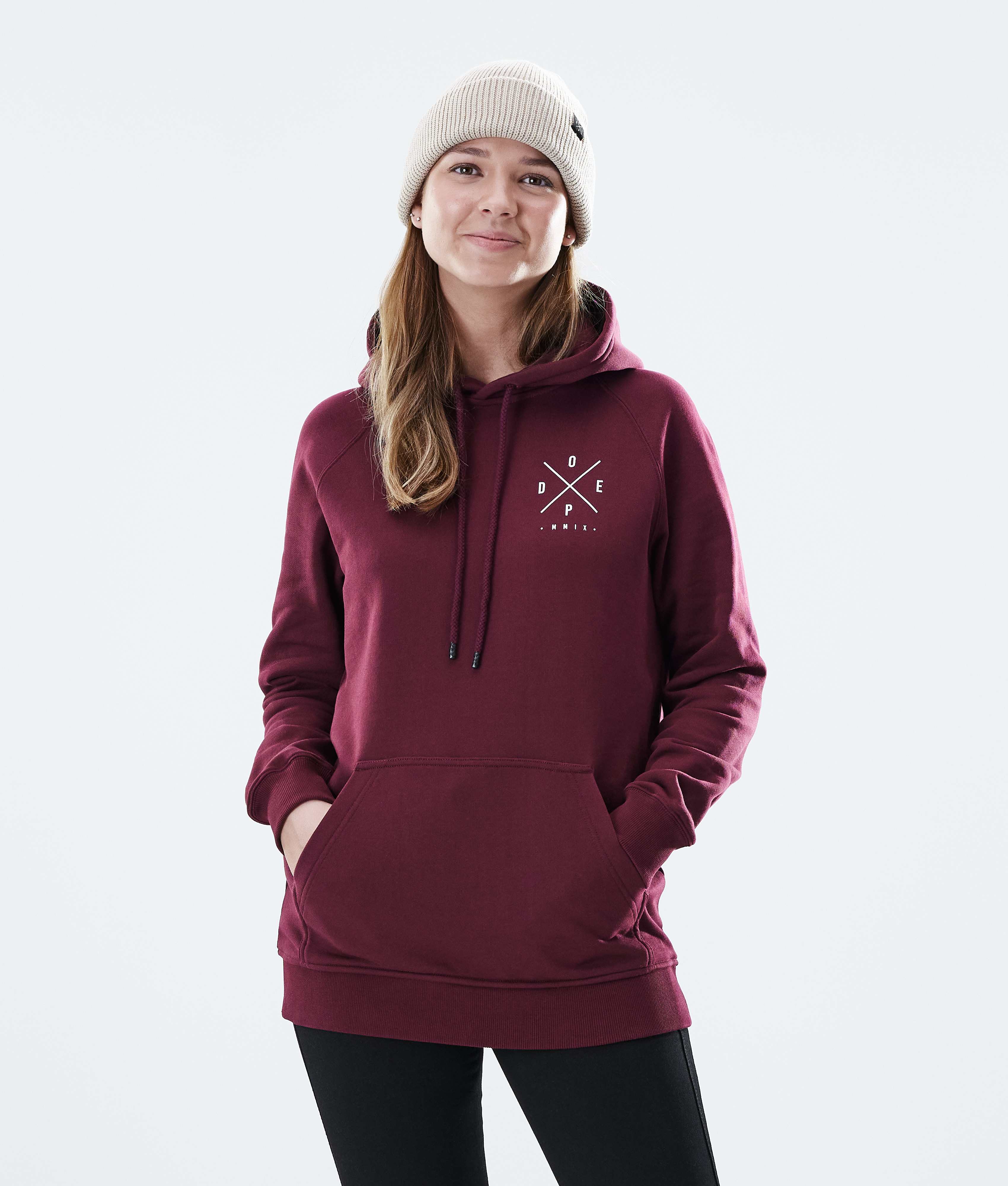 burgundy hoodie womens