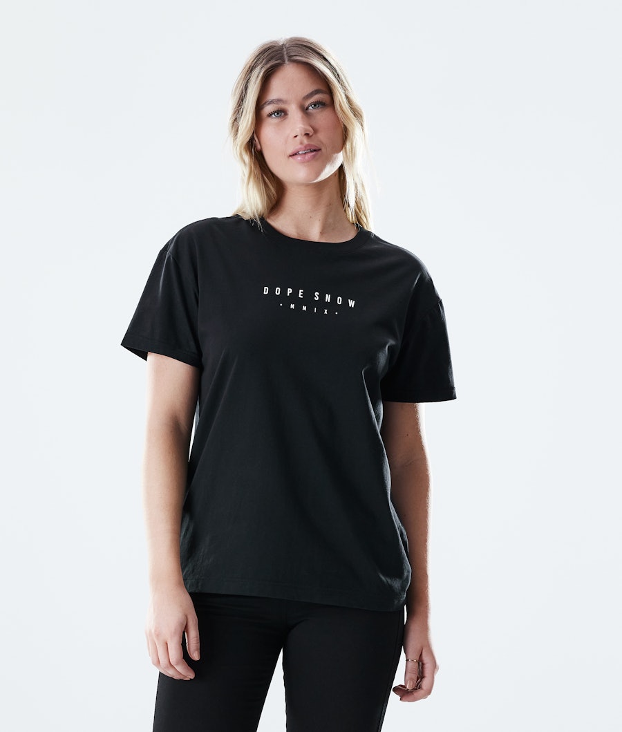 Dope Regular Range T-shirt Dames Black