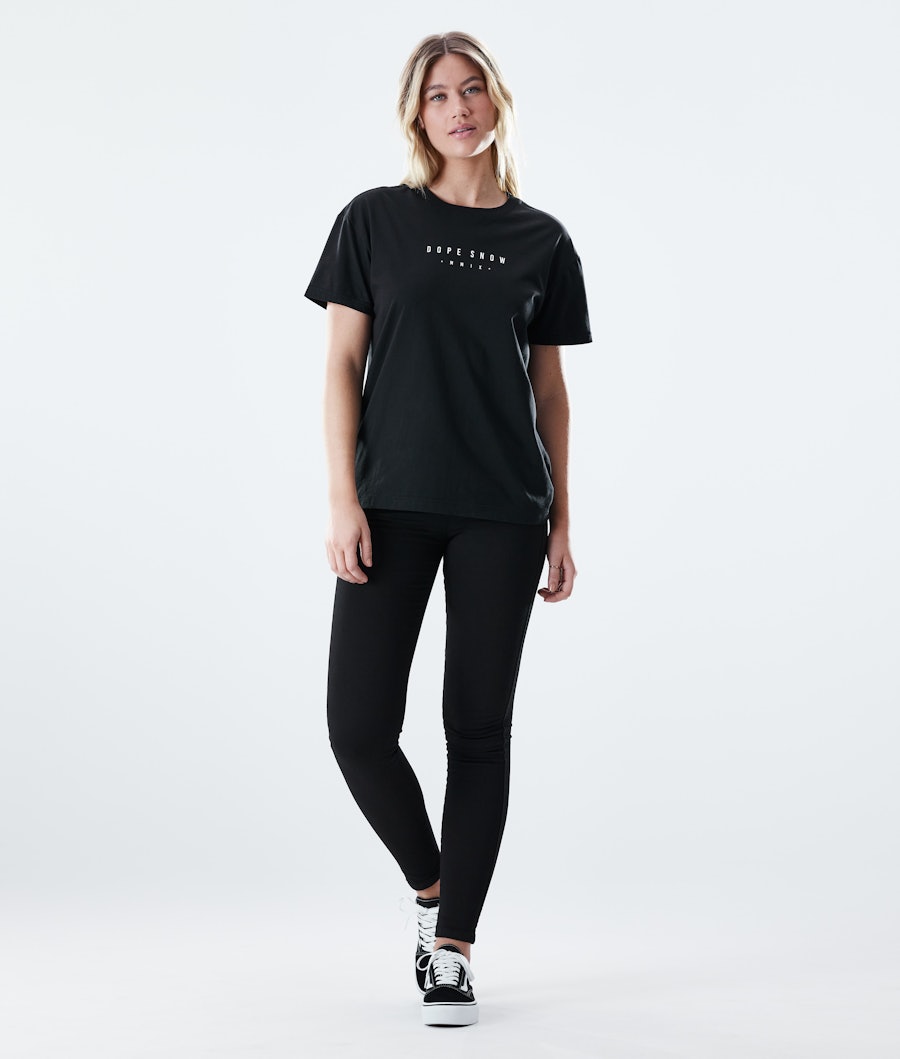 Dope Regular Range T-shirt Dames Black