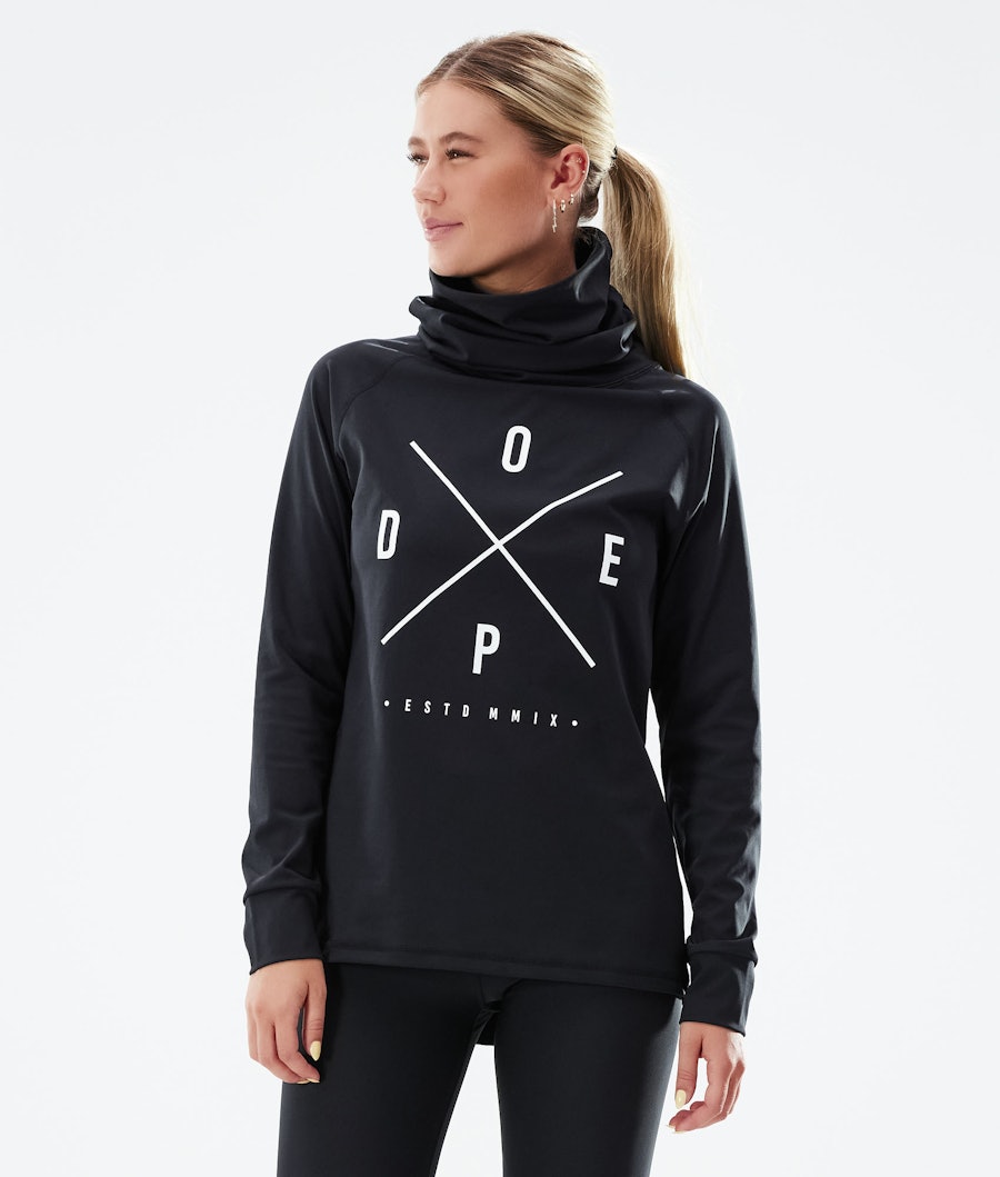Dope Snuggle 2X-UP W Tee-shirt thermique Femme Black