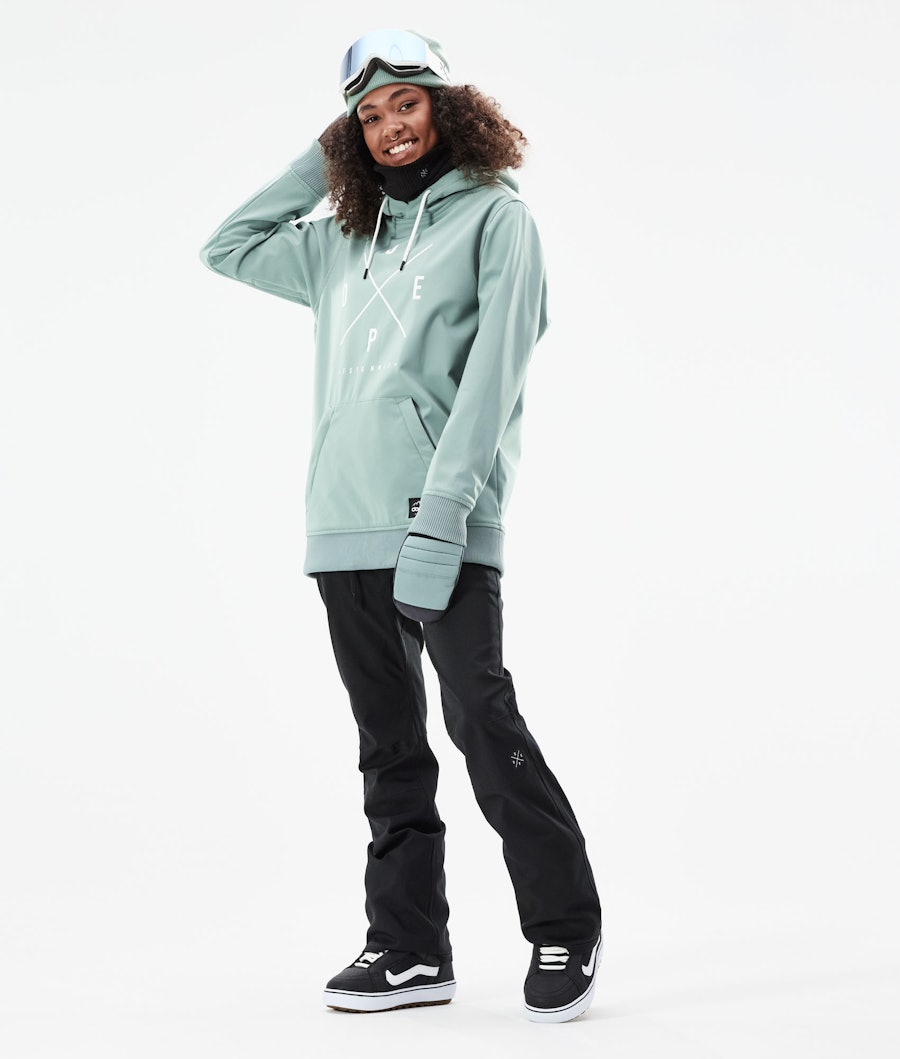 Dope Yeti W 10k Snowboard jas Dames Faded Green