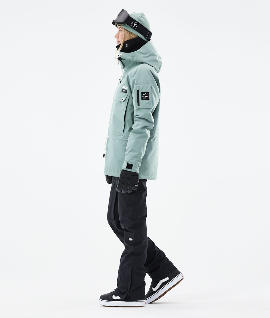 Dope Annok W Women's Snowboard Jacket Faded Green