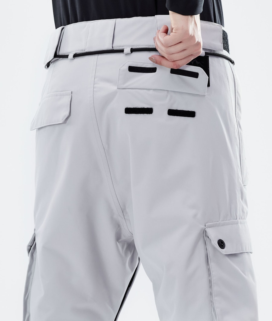 Dope Iconic W Pantalon de Snowboard Femme Light Grey