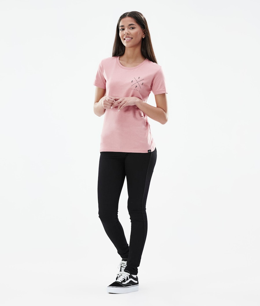 Dope Copain 2X-UP Small T-shirt Dames Softpink