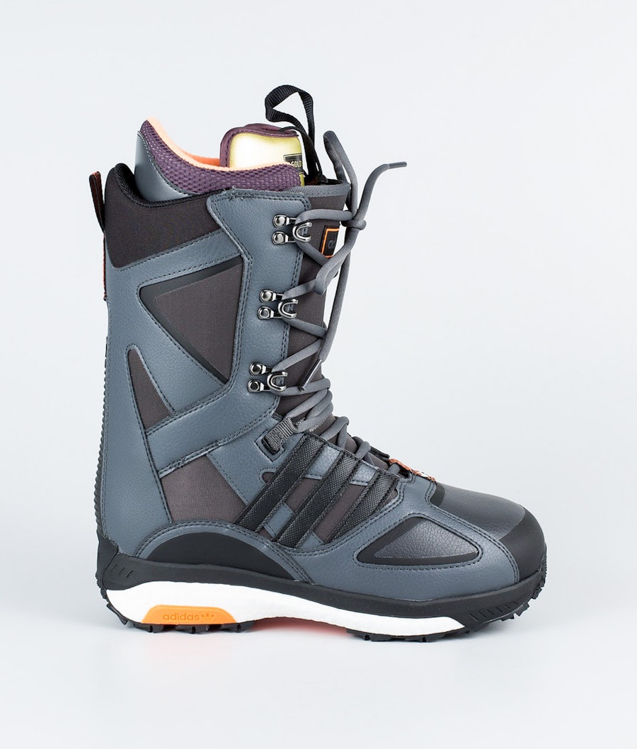 Adidas Snowboarding Tactical Lexicon Adv Snowboard Boots Grey Six/Core Black/Signal Orange