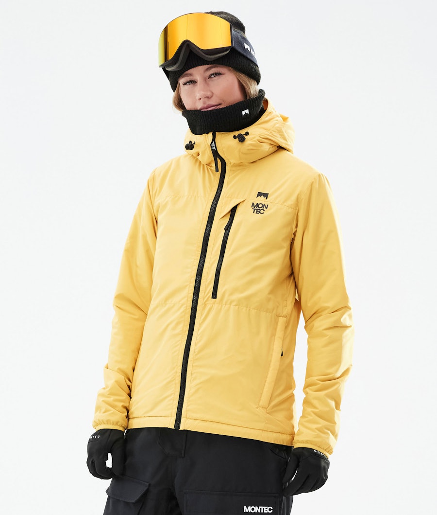 Montec Toasty W Veste de Ski - Couche intermédiaire Femme Yellow