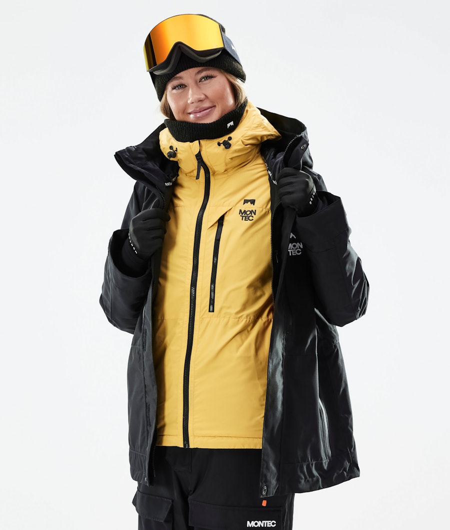 Montec Toasty W Veste de Ski - Couche intermédiaire Femme Yellow