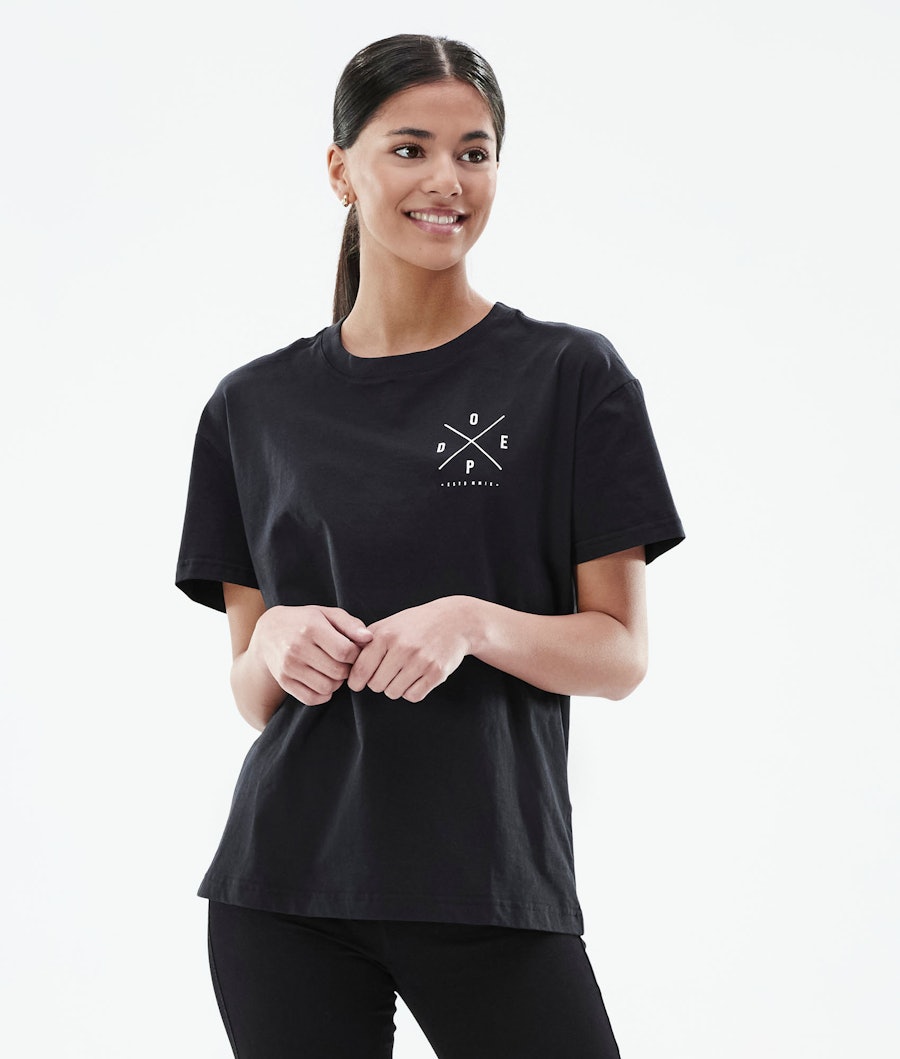 Dope Regular 2X-UP T-shirt Dam Black