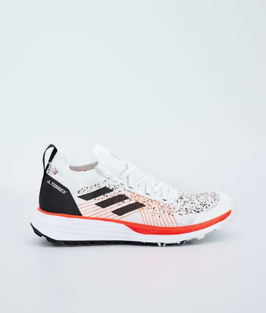 Adidas Terrex Two Parley Shoes Crystal White/Core Black/Solar Red