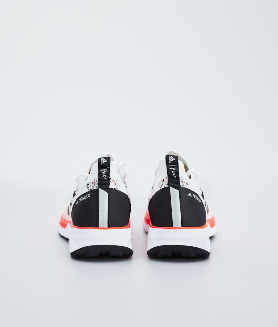 Adidas Terrex Two Parley Skor Crystal White/Core Black/Solar Red