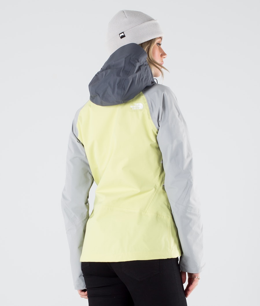 The North Face Stratos Outdoor Jacka Dam Pale Lime Yellow/Vndsgry/Mldgry