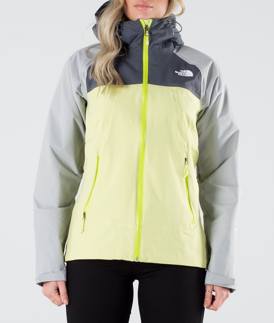 The North Face Stratos Outdoor Jacka Dam Pale Lime Yellow/Vndsgry/Mldgry