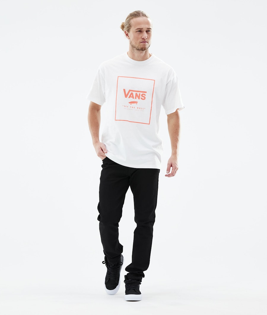 Vans Classic Print Box T-shirt White Fusion Coral