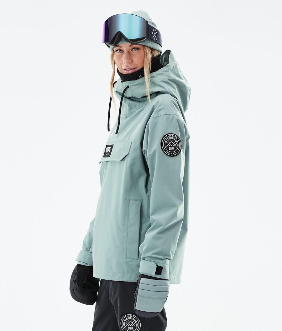 Dope Blizzard PO W Snowboard jas Dames Faded Green