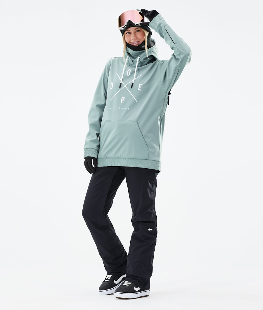 Dope Yeti W Women's Snowboard Jacket Faded Green