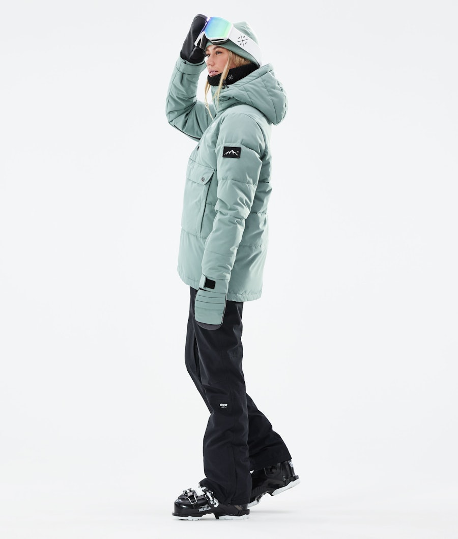 Dope Puffer W Women's Ski Jacket Faded Green