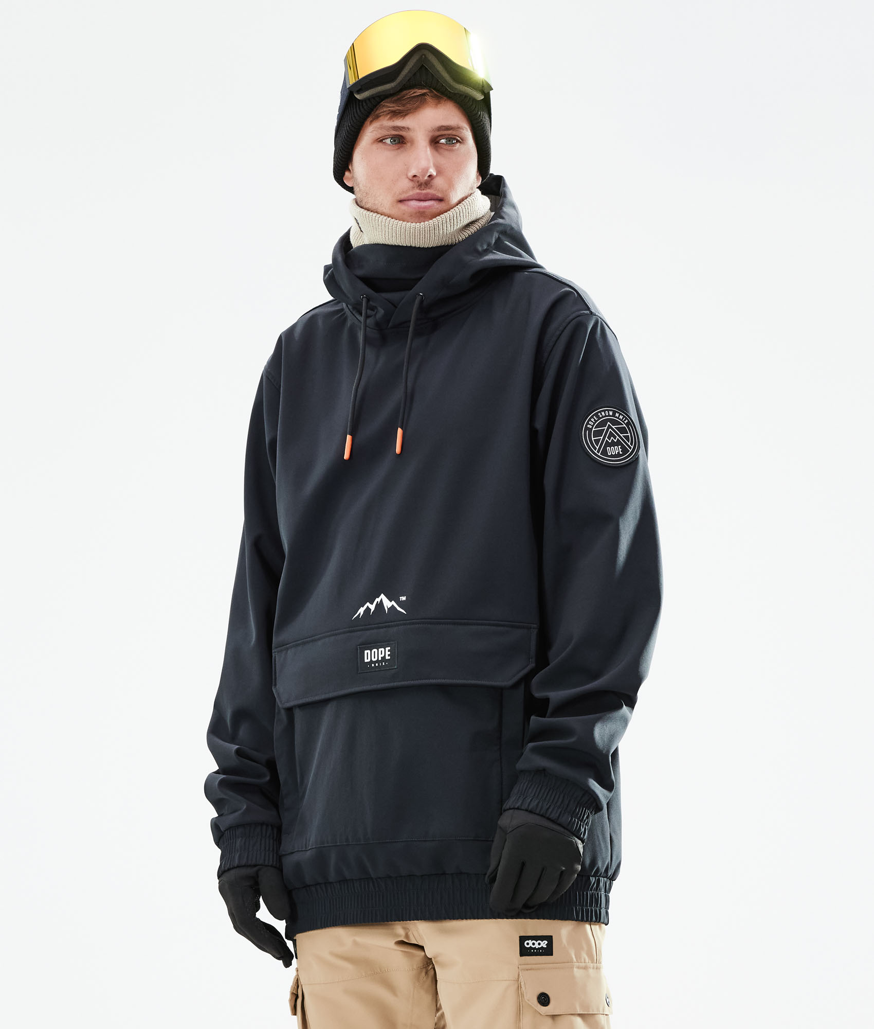 pullover ski coat