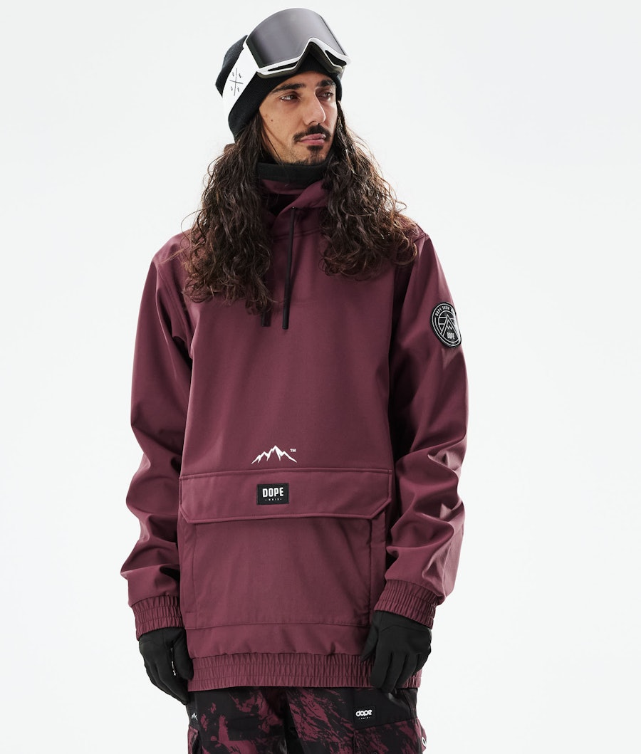 Dope Wylie Snowboard Jacket Burgundy