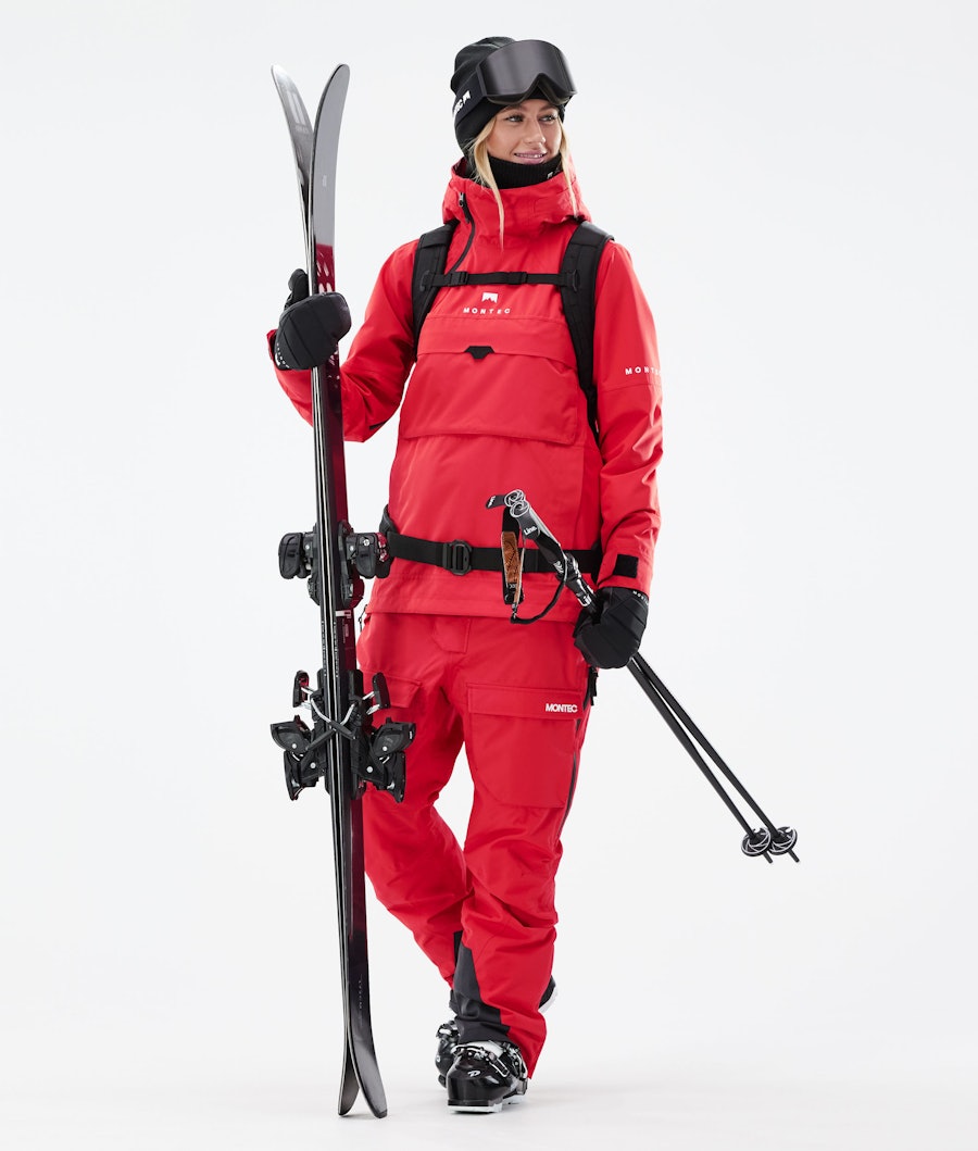 Montec Dune W Women's Ski Jacket Red