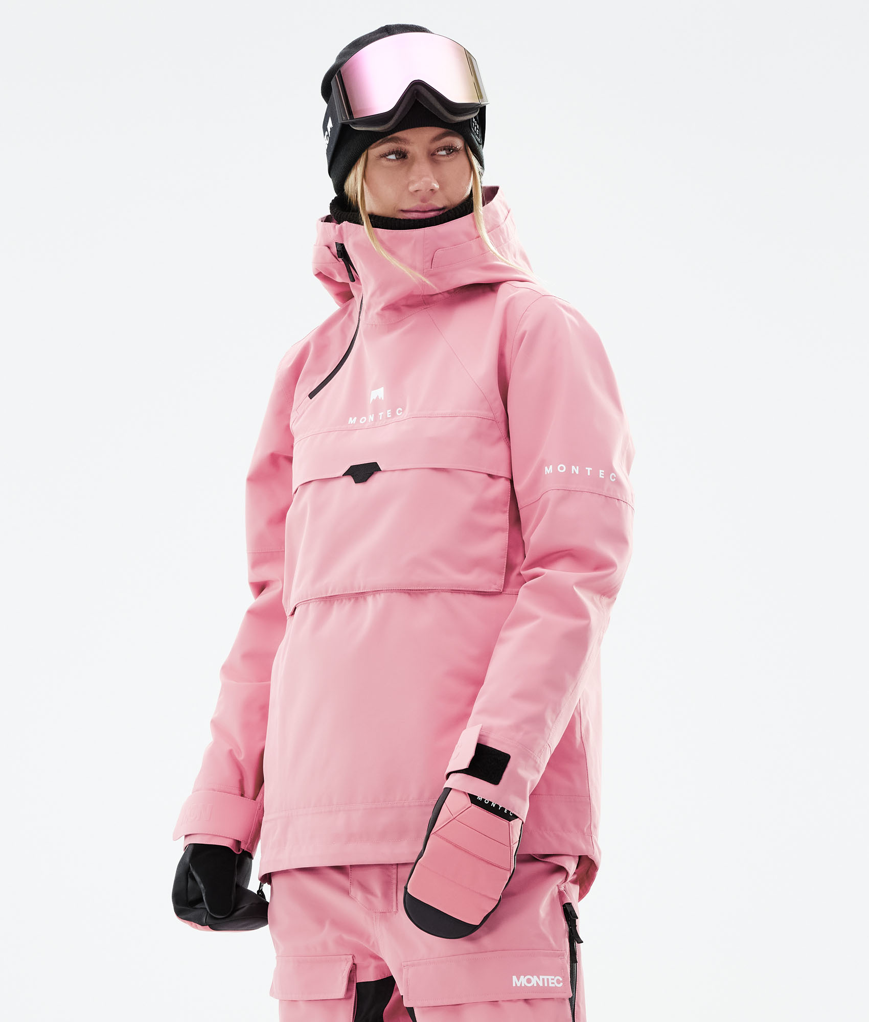 pink snow jacket