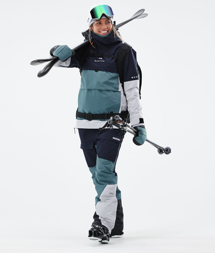 Montec Dune W Women's Ski Jacket Marine/Atlantic/Light Grey