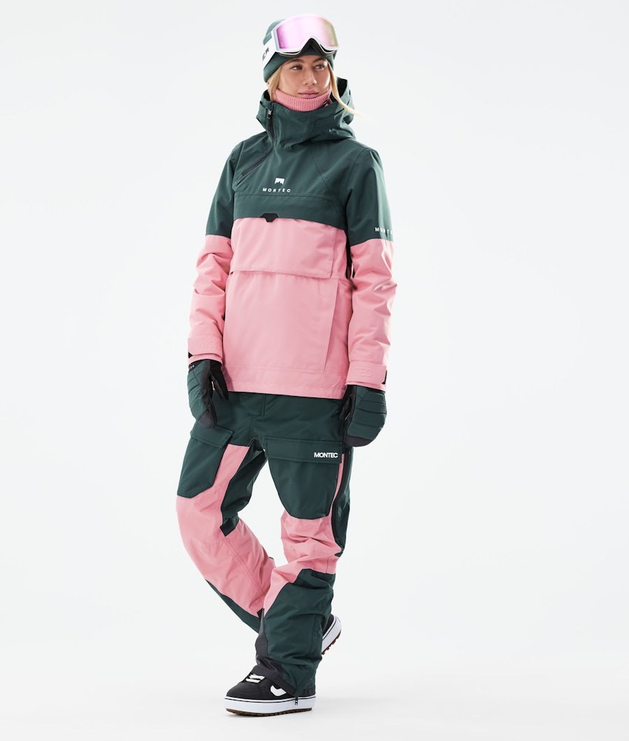 Montec Dune W Veste Snowboard Femme Dark Atlantic/Pink