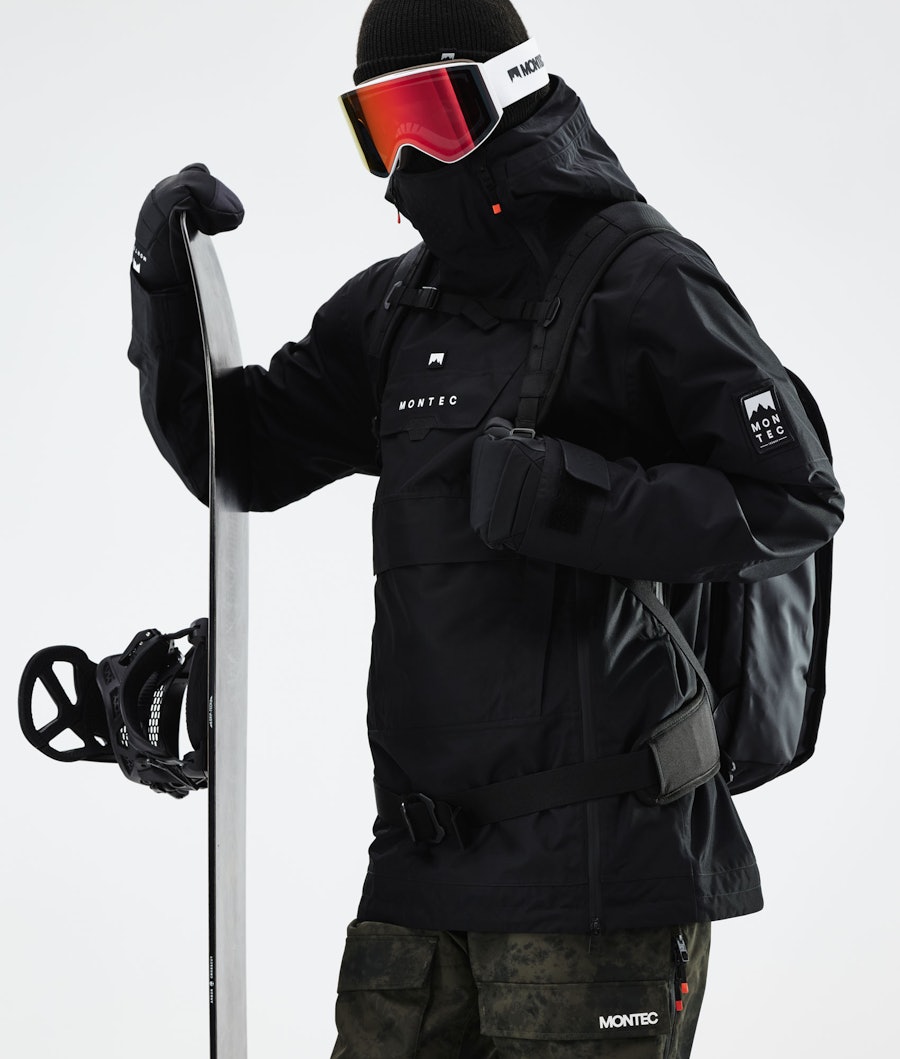 Montec Doom Snowboardjakke Black