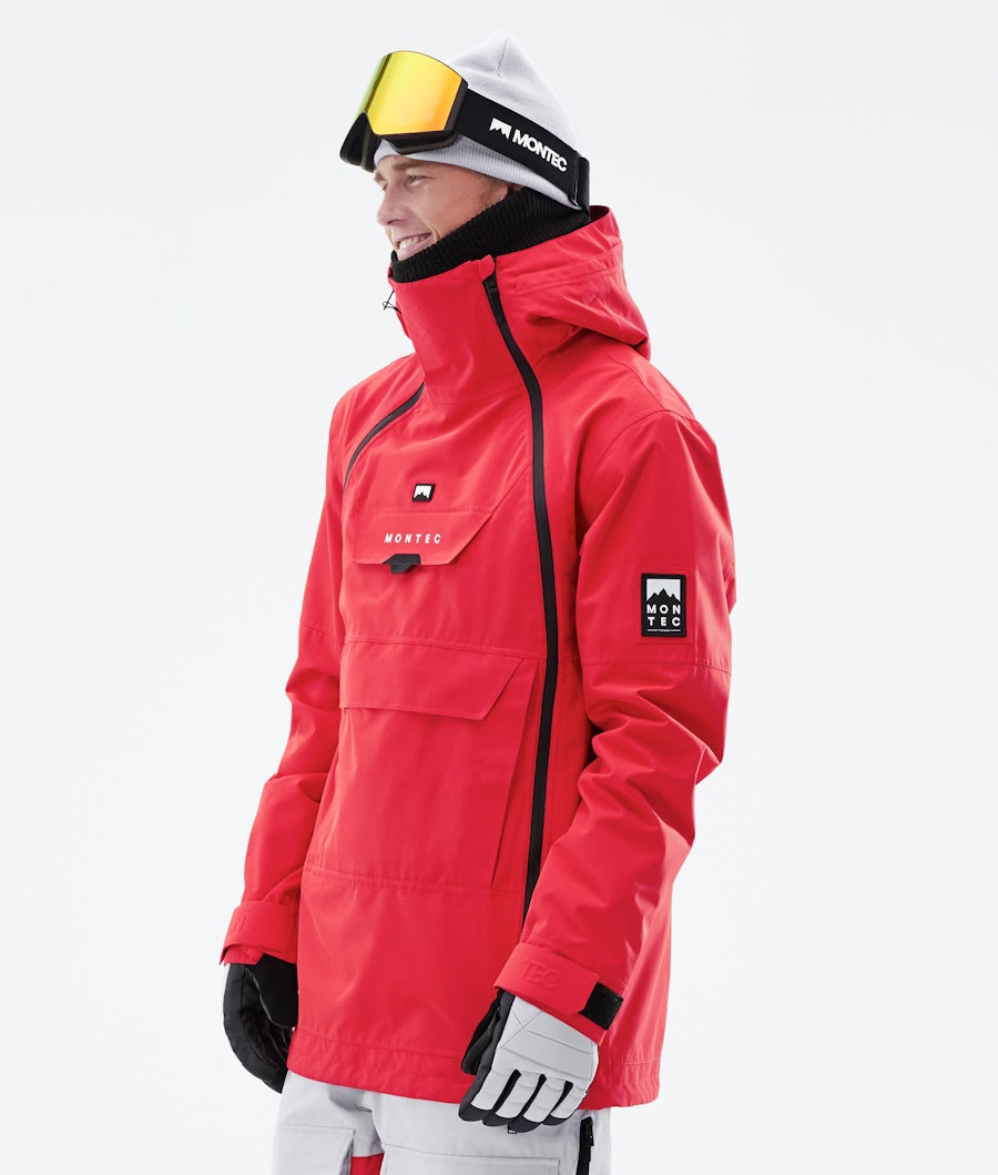 Montec Doom Snowboard Jacket Red