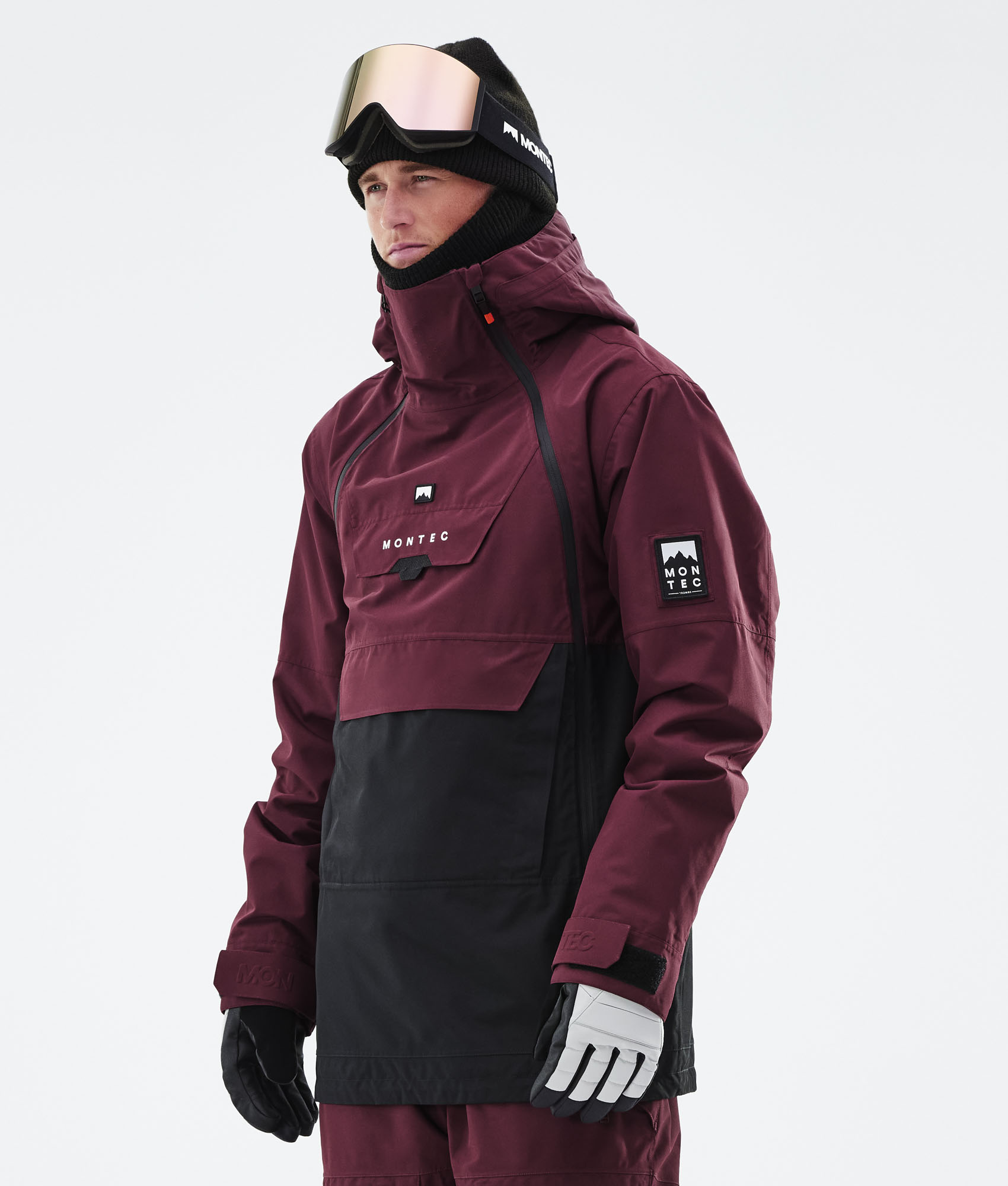 quarter zip snowboard jacket
