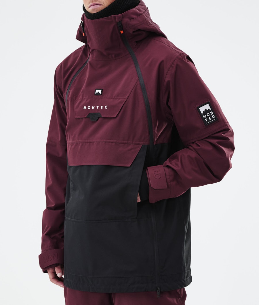 Montec Doom Ski Jacket Burgundy/Black