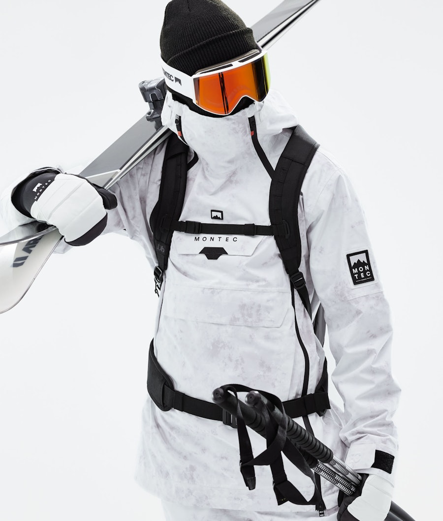 Montec Doom Ski Jacket White Tiedye