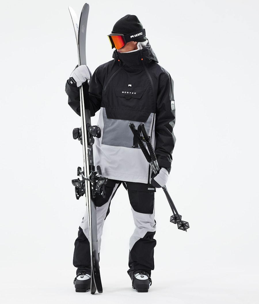 Montec Doom Ski Jacket Black/Light Pearl/Light Grey