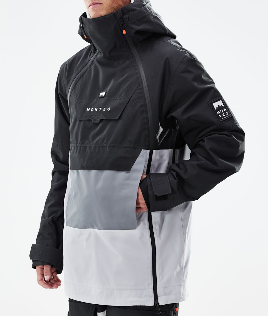 Montec Doom Ski Jacket Black/Light Pearl/Light Grey
