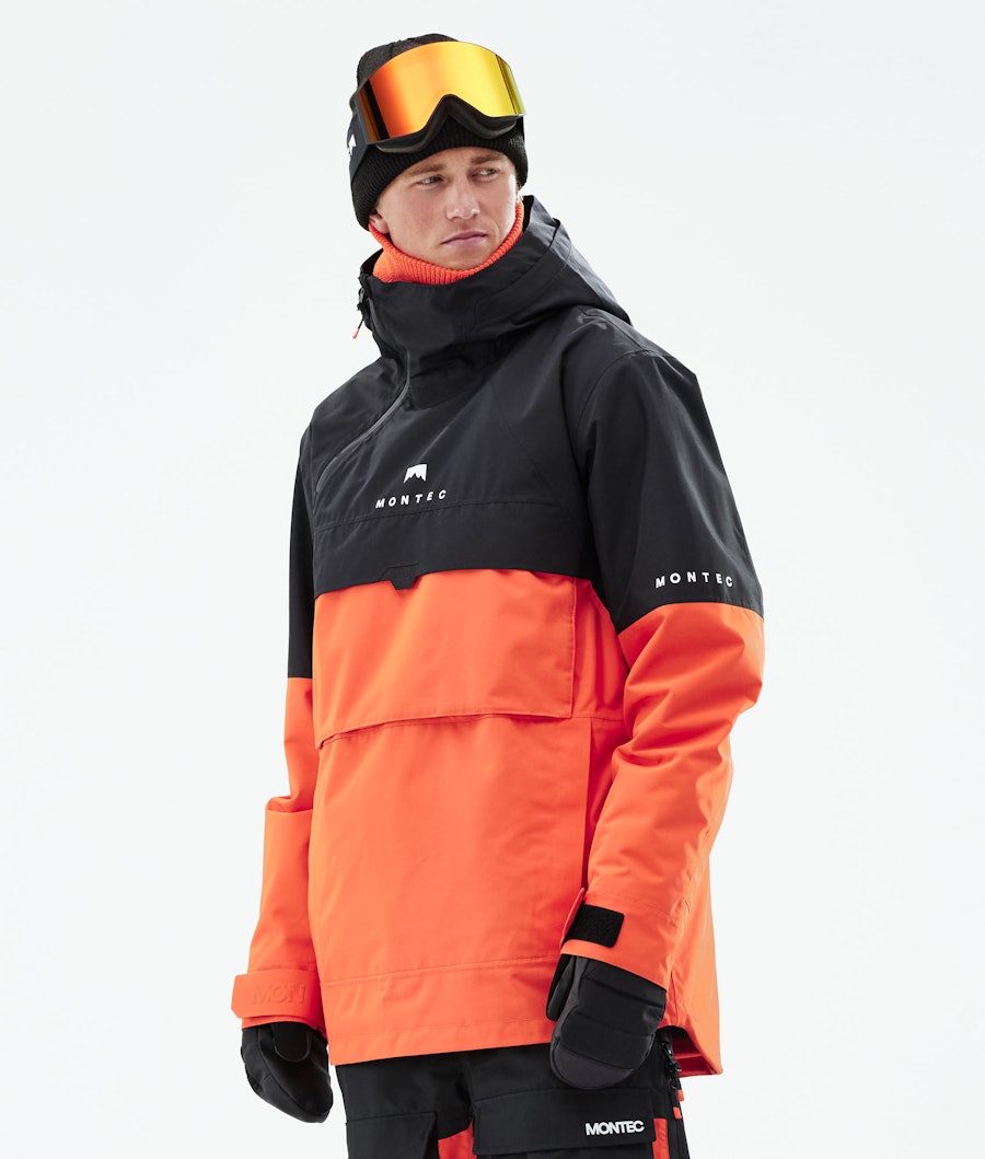 Montec Dune Ski Jacket Black/Orange