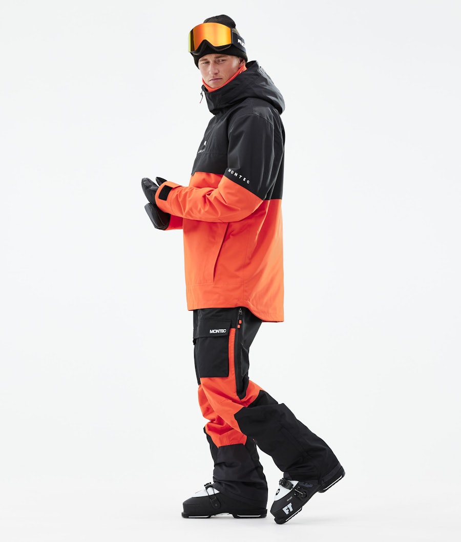 Montec Dune Ski Jacket Black/Orange