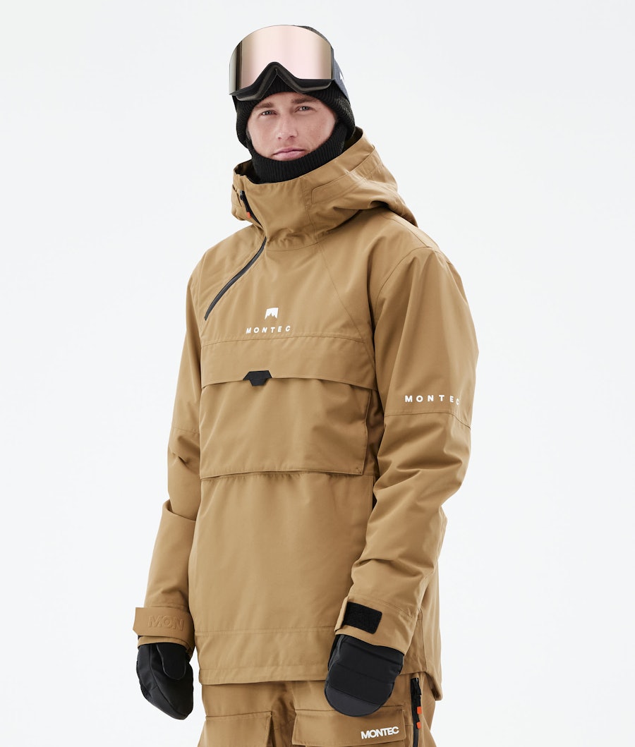 Vlak pleegouders tobben Dune Ski Jacket Gold | Montecwear.com