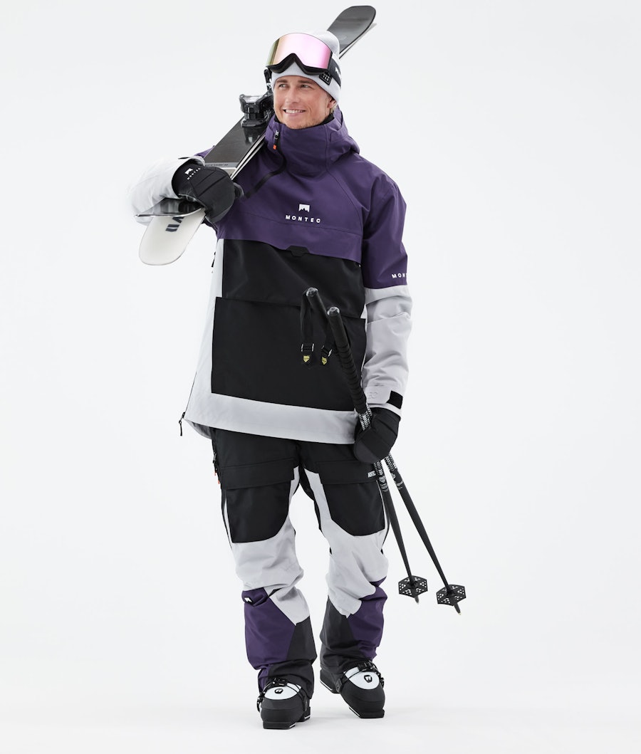 Montec Dune Ski Jacket Purple/Black/Light Grey