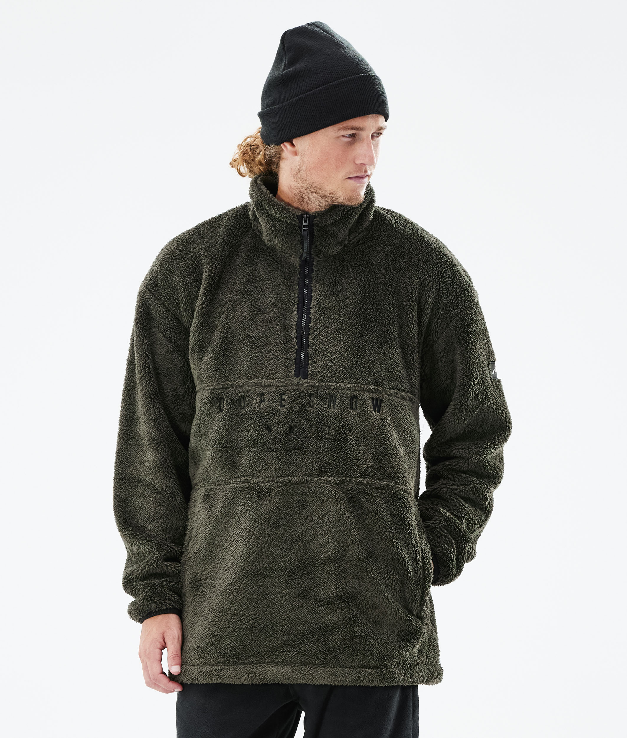 pile fleece pullover