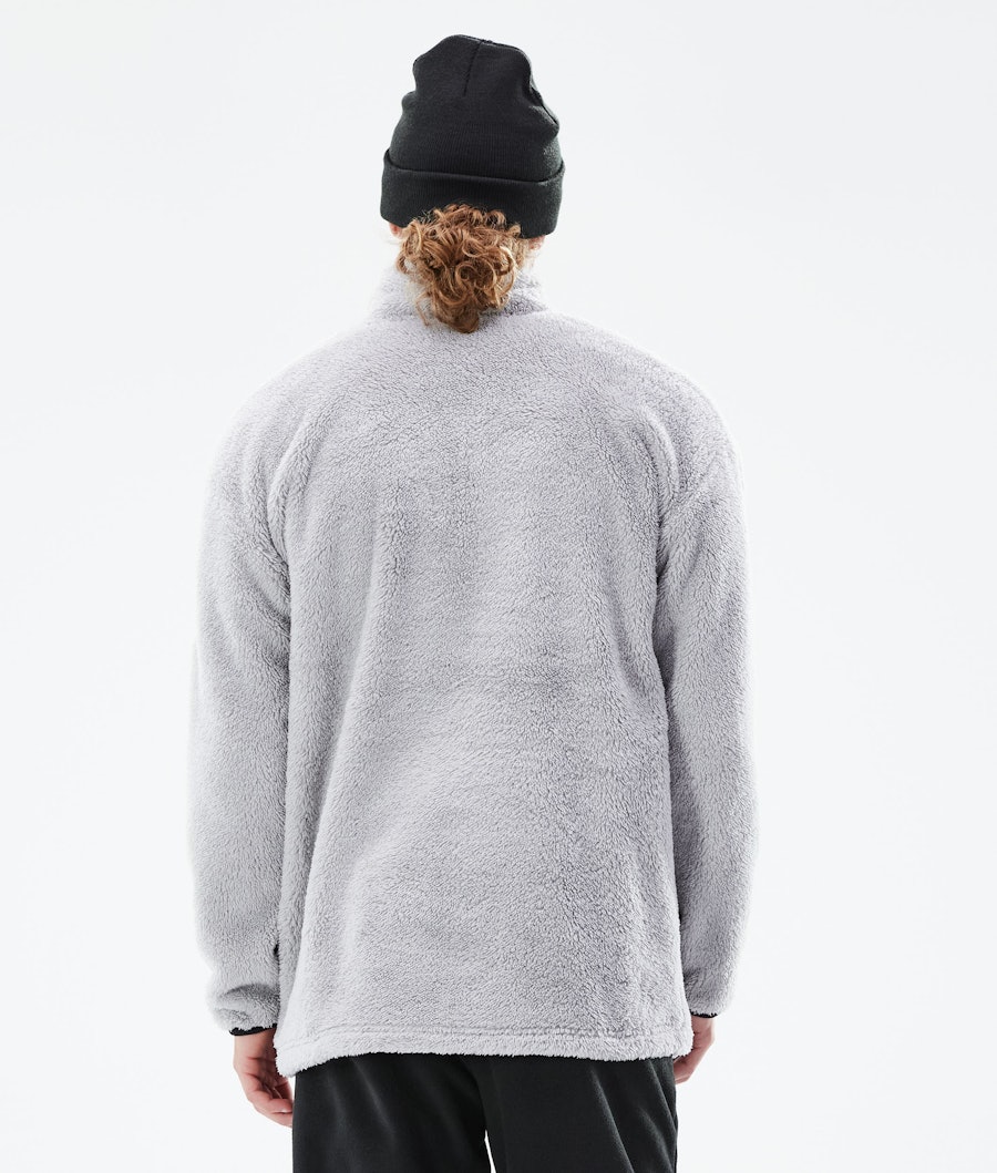Dope Pile Fleece Sweater Light Grey