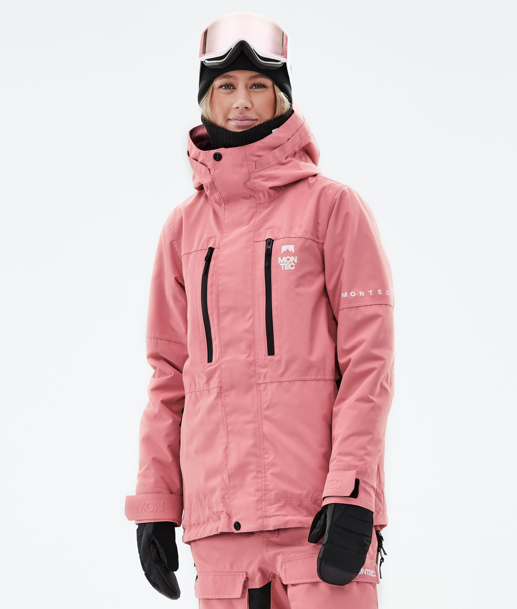 pink snow jacket