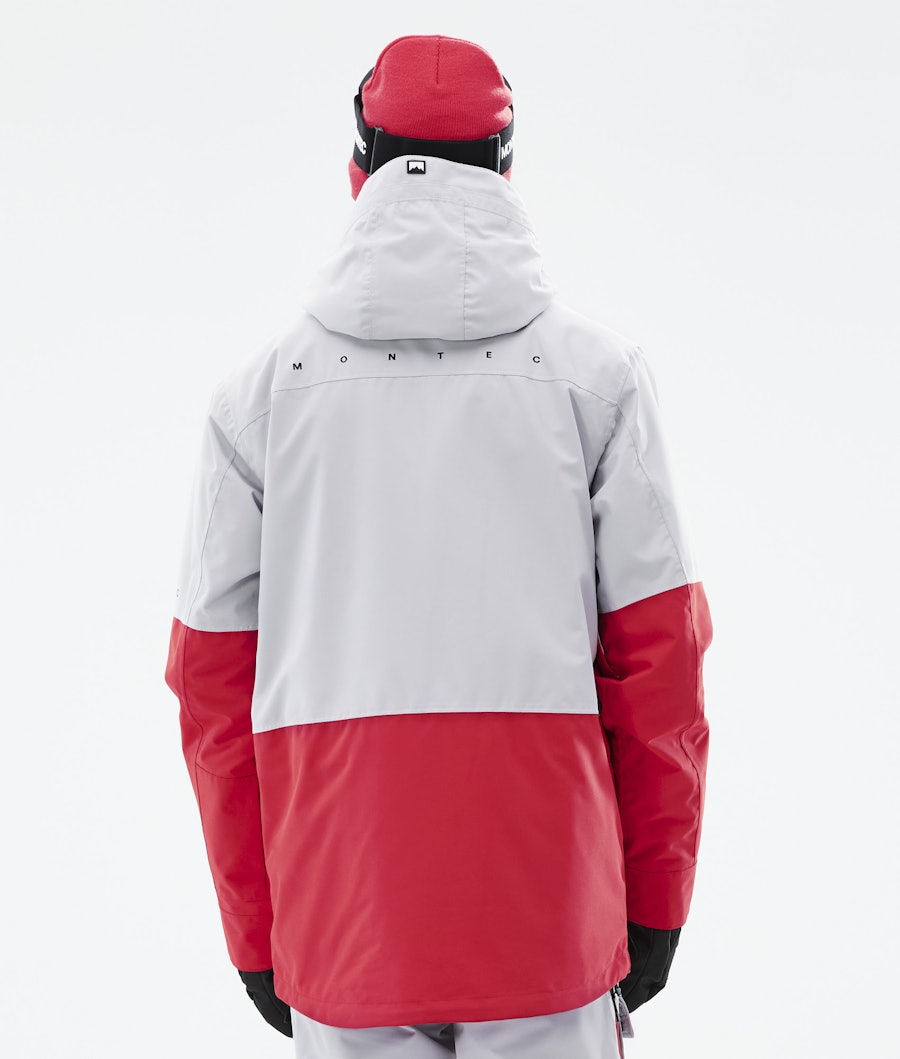 Montec Fawk Snowboardjacka Light Grey/Red
